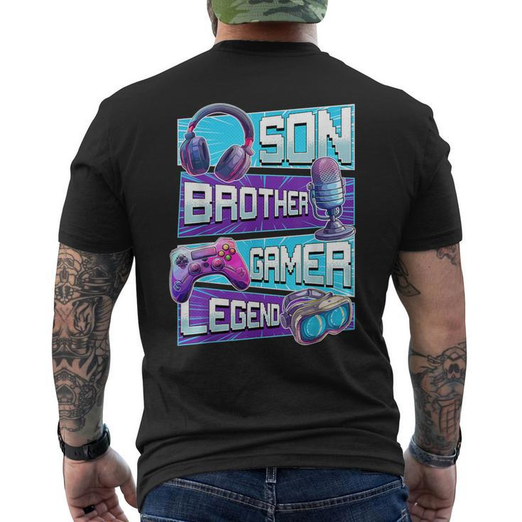 Gamer Gaming Video Game For Boys Ns Men's T-shirt Back Print