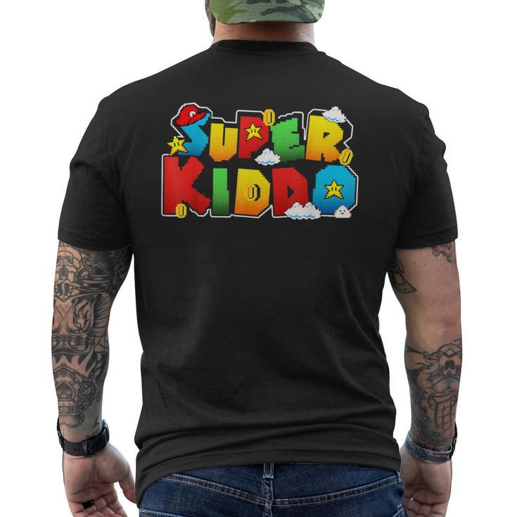 Gamer Super Kiddo Family Matching Game Super Kiddo Men's T-shirt Back Print