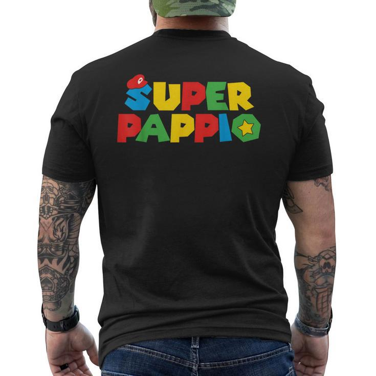 Gaming King Papa Lighthearted Granddad Family Match Attire Men's T-shirt Back Print