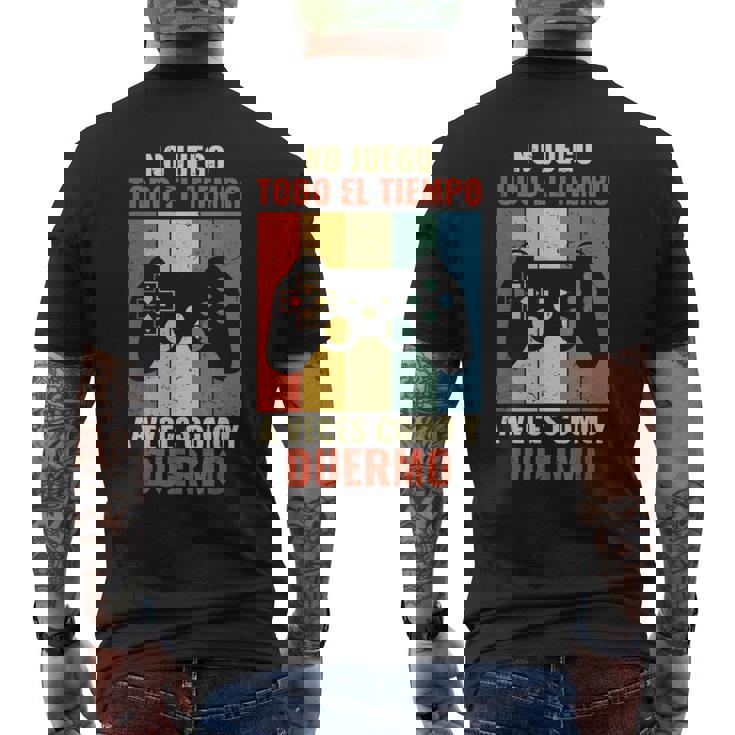 Gaming No Juego Todo El Tiempo Gamerideojuegos Camiseta Hombre Estampado Espalda