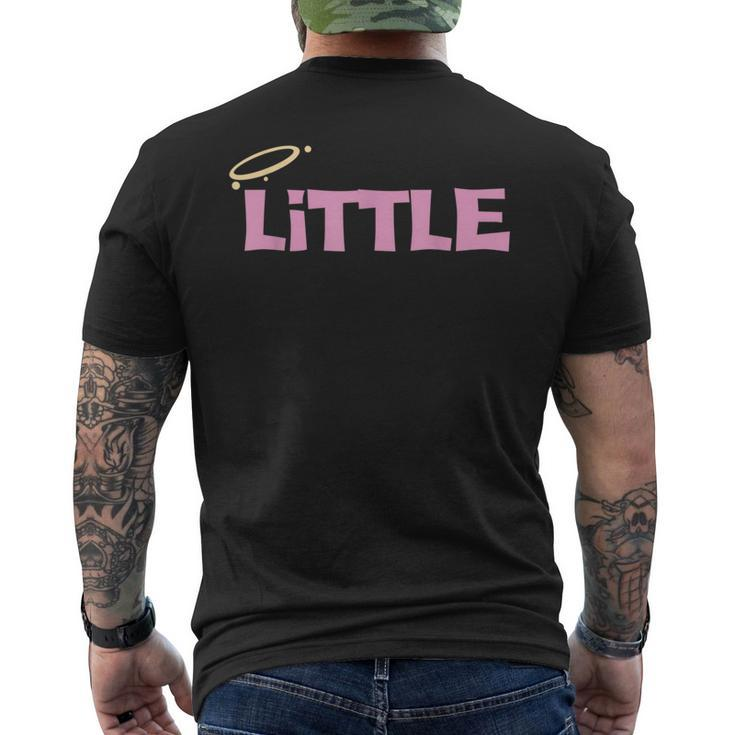 Gbig Big Little Sorority Reveal Family Sorority Little Men's T-shirt Back Print