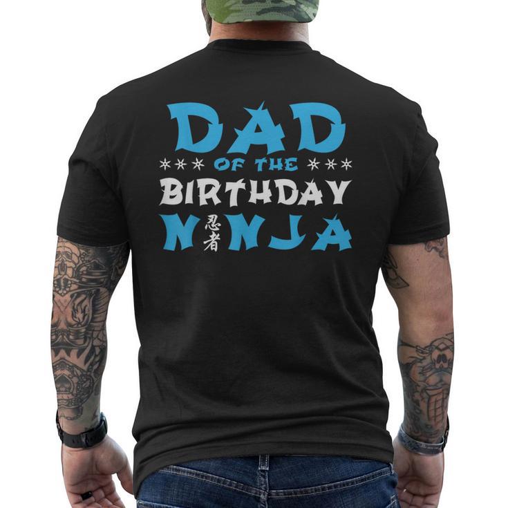 Geburtstag Ninja Party Geschenk Papa Des Geburtstags Ninjaater T-Shirt mit Rückendruck