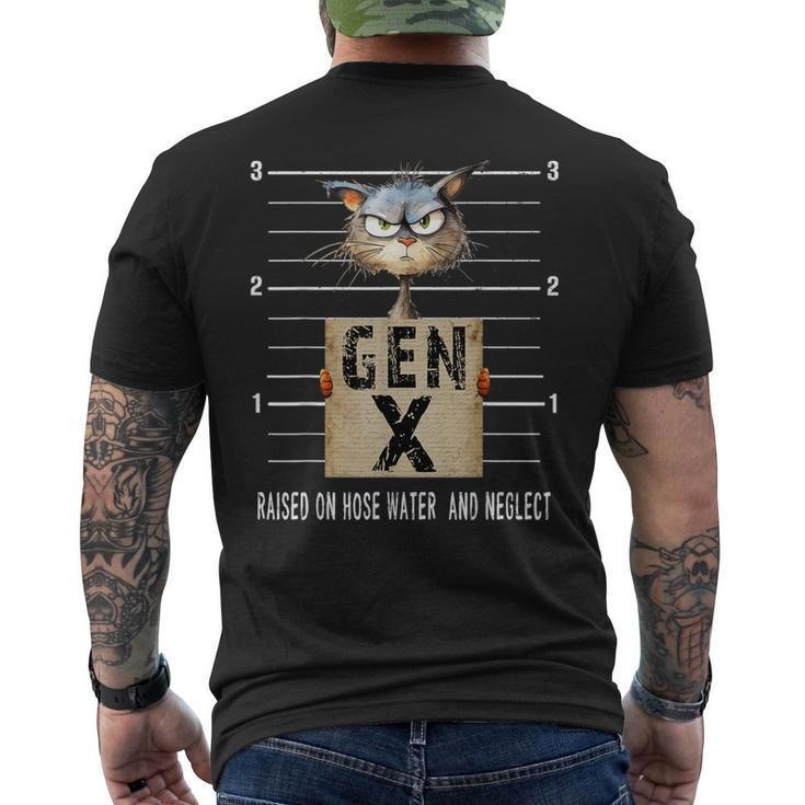 Gen X Raised On Hose Water And Neglect Gen X Men's T-shirt Back Print