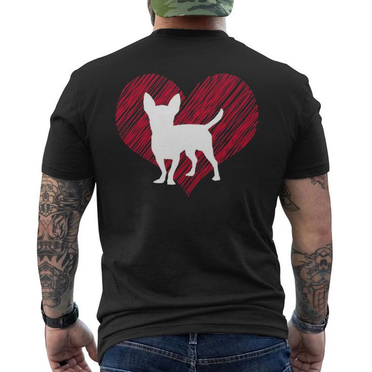 For Chihuahua Dog Lover Owner Parent Men's T-shirt Back Print