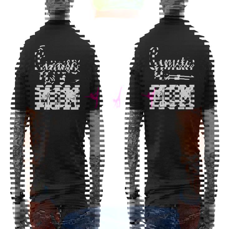 Gimnasia Mamá Lindo Gimnasta Padre Orgulloso Gimnasta Madre Camiseta Camiseta Hombre Estampado Espalda