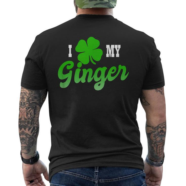 Ginger Pride I Love My Ginger Men's T-shirt Back Print