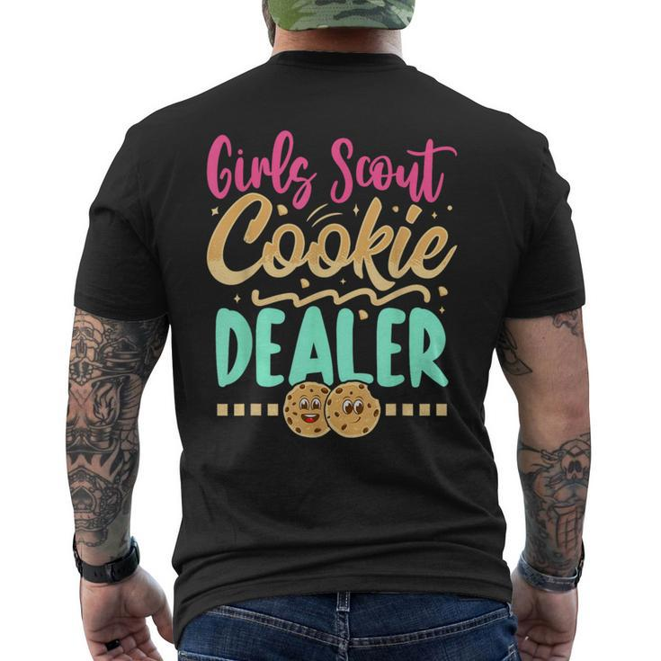 Girls Scout Cookie Dealer Scouting Family Matching Men's T-shirt Back Print