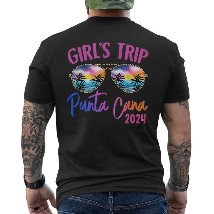 Girls Trip Punta Cana Dominican 2024 Sunglasses Summer Men's T-shirt Back Print