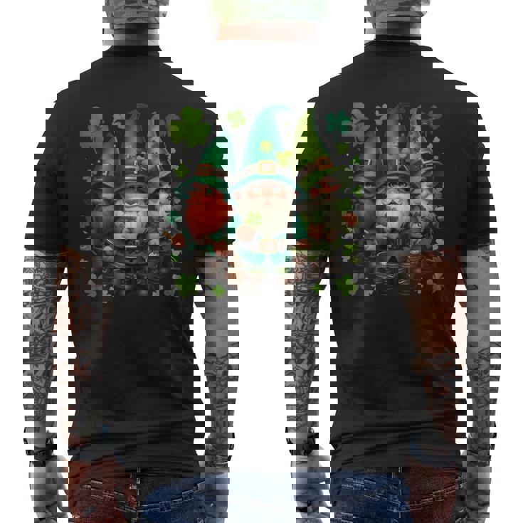 Gnomo Del Día De San Patricio Trébol Gnomo De San Patricio Camiseta Hombre Estampado Espalda