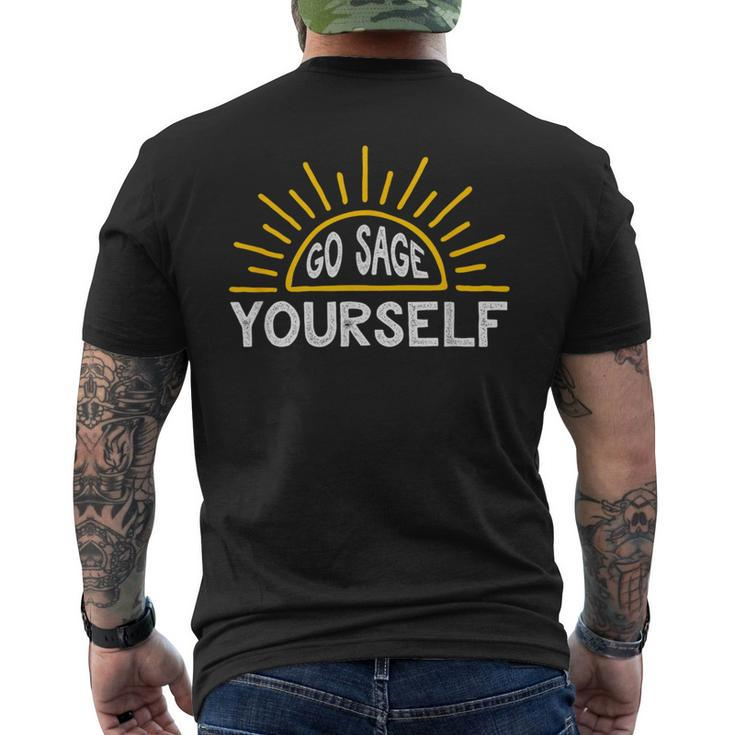 Go Sage Yourself Sunshine Men's T-shirt Back Print