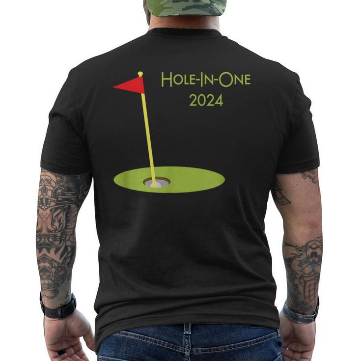 Golf Hole In One 2024 Sport Themed Golfing For Golfer Men's T-shirt Back Print