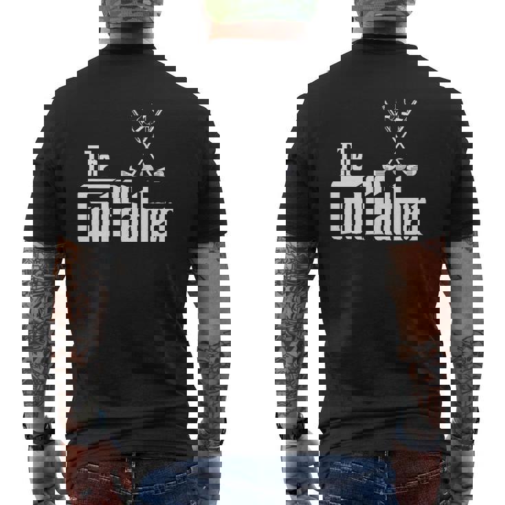 The Golffather Golf Father Golfing Father's Day Mens Back Print T-shirt