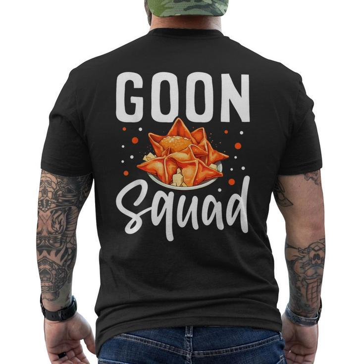 Goon Squad Crab Rangoon Chinese Food Men's T-shirt Back Print