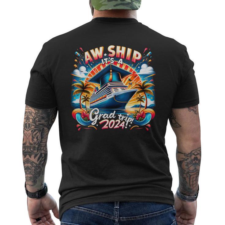 Grad 2024 Graduation Cruise Squad Graduation Cruise 2024 Men's T-shirt Back Print