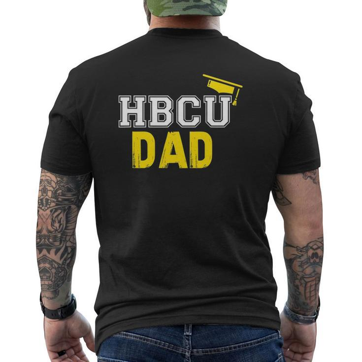 Grad Parent & Grad Hbcu Dad Mens Back Print T-shirt