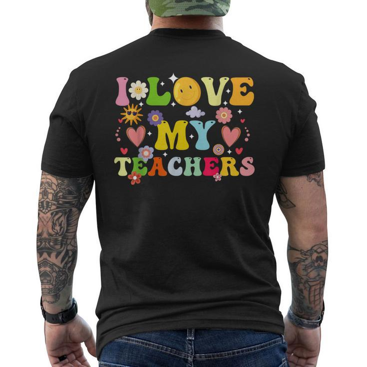 Graduation I Heart My Teachers I Love My Teachers Men's T-shirt Back Print