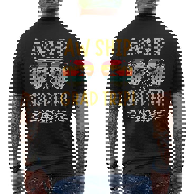 Graduation Trip Cruise 2024 Ship Senior Matching Cruise Men's T-shirt Back Print