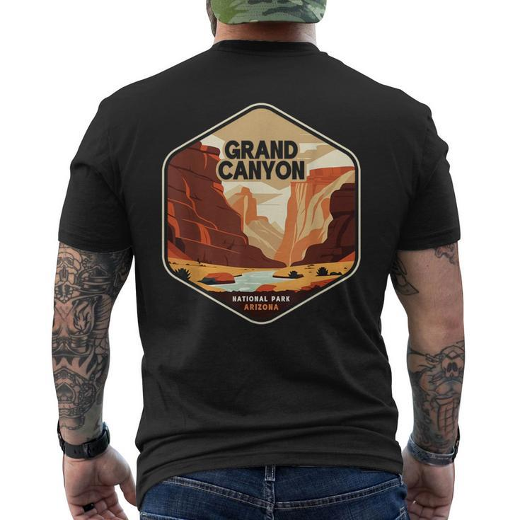 Grand Canyon National Park Arizona National Park Men's T-shirt Back Print
