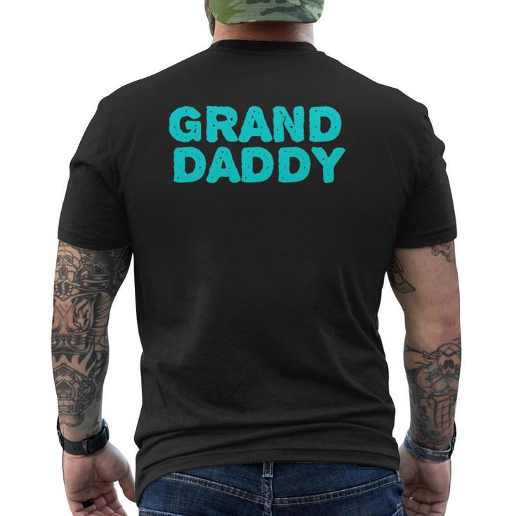 Grand Daddy Grandpa Grandfather Tee Mens Back Print T-shirt
