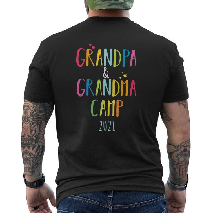 Grandparents Camp 2021 Cousins Summer Vacation Mens Back Print T-shirt