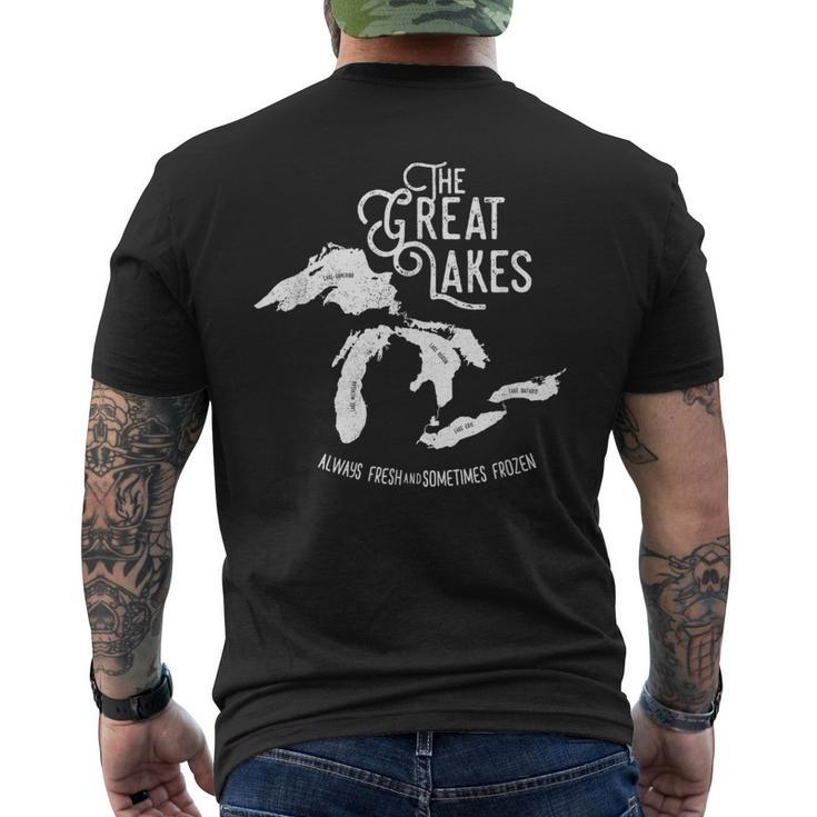 The Great Lakes Men's T-shirt Back Print