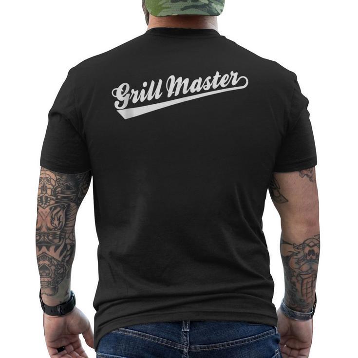 Grill Master Bbq Chef Father's Day Idea Men's T-shirt Back Print