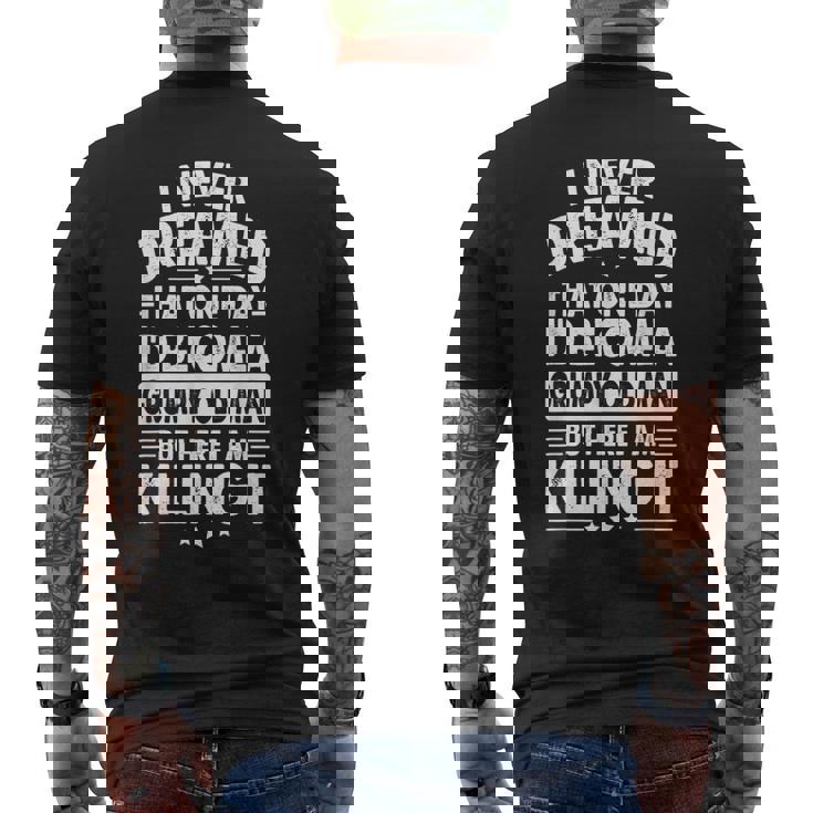 Grumpy Old Man Father's Day Grandpa Dad Outfit For Men Men's T-shirt Back Print
