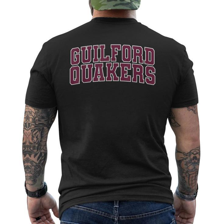 Guilford College Quakers 03 Men's T-shirt Back Print