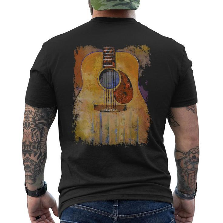 Guitar Classic Men's T-shirt Back Print