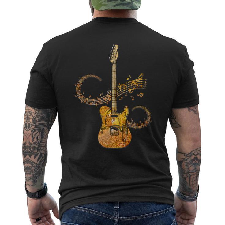 Guitar Guitar Player T-Shirt mit Rückendruck