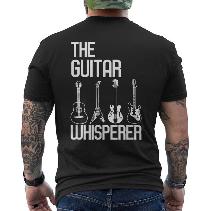 Guitar Whisperer Guitarist Musician Guitars Lover Music Men's T-shirt Back Print