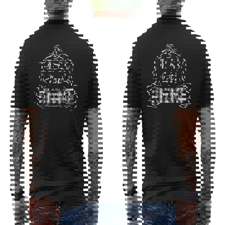 Guy Loves Finance Para Regalo Camiseta Hombre Estampado Espalda