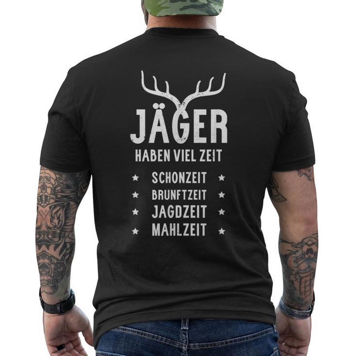 Häger Habeniel Zeit I Schonzeit I Hunter Hunting T-Shirt mit Rückendruck