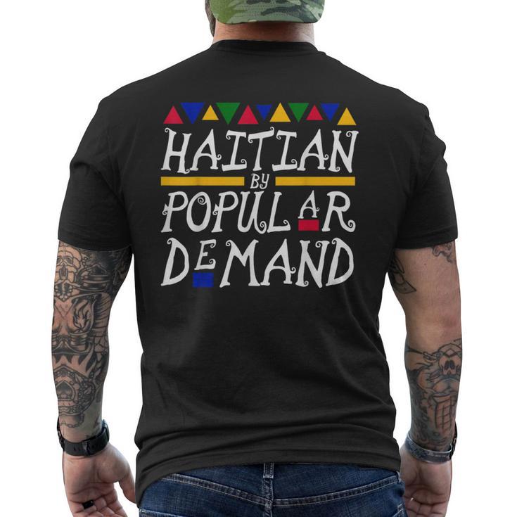 Haitian By Popular Demand Men's T-shirt Back Print