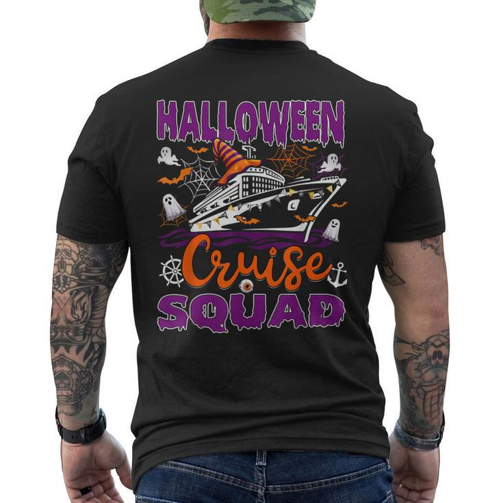 Halloween Cruise Squad Cruising Crew Spooky Season Mens Back Print T-shirt
