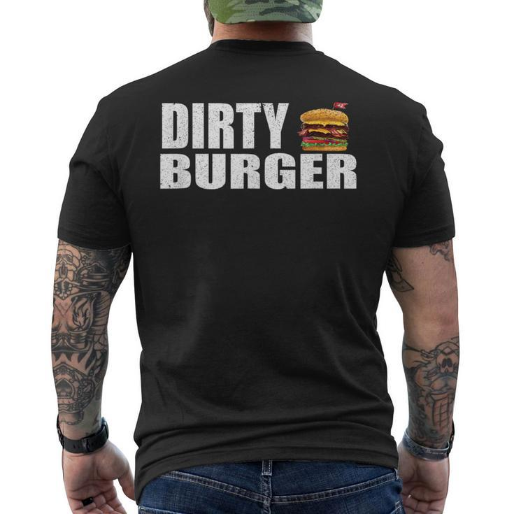 Hamburger Dirty Burger Burger Men's T-shirt Back Print