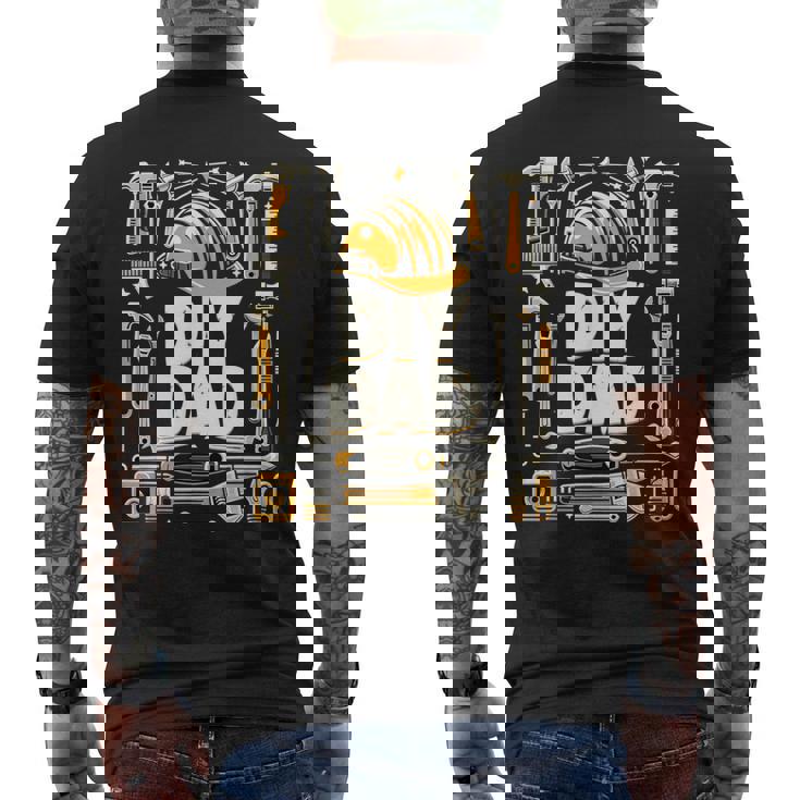 Handyman Dad Father's Day Diy Dad Handyman Dad Men's T-shirt Back Print