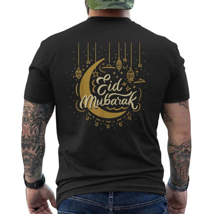 Happy Eid Kareem Al Fitr Mubarak Eid Al Adha Pride Muslim Men's T-shirt Back Print