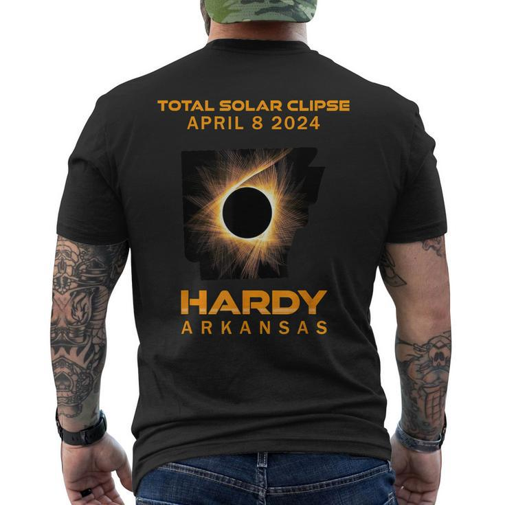 Hardy Arkansas 2024 Total Solar Eclipse Men's T-shirt Back Print