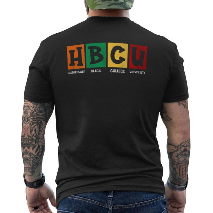 Hbcu Apparel Historical Black College Hbcu Men's T-shirt Back Print