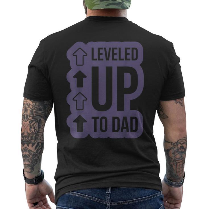 Herren Leveld Uo To Dad Bester Papaater Geschenkeatertag T-Shirt mit Rückendruck