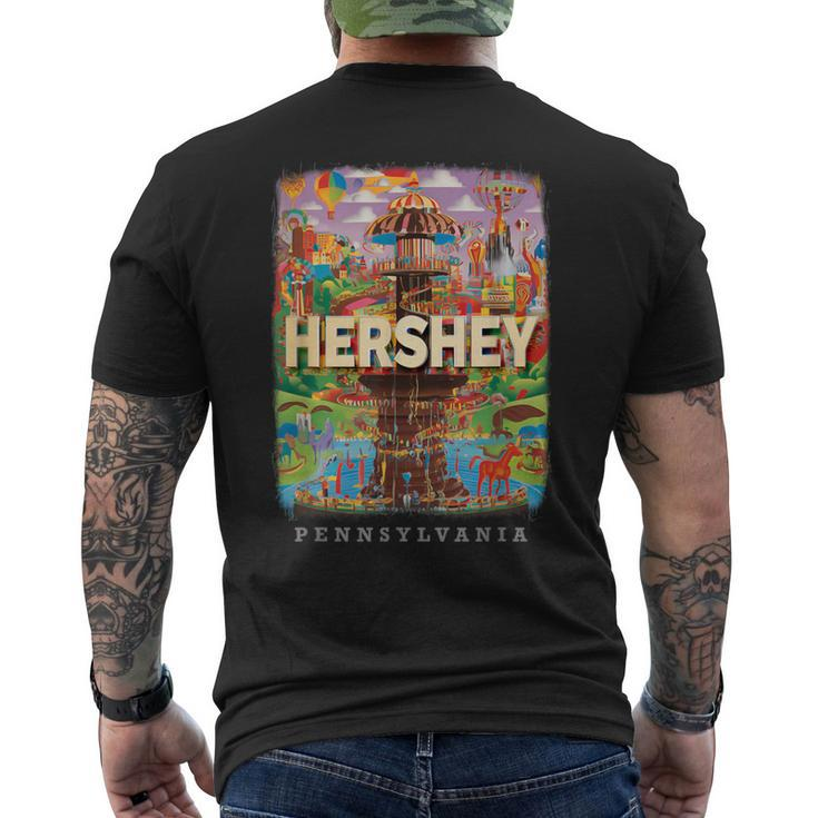 Hershey Pennsylvania Pa Chocolate Dreams Sd739 Men's T-shirt Back Print