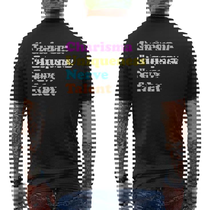 Hidden Word Adult Humor Sassy Raunchy Gag Men's T-shirt Back Print