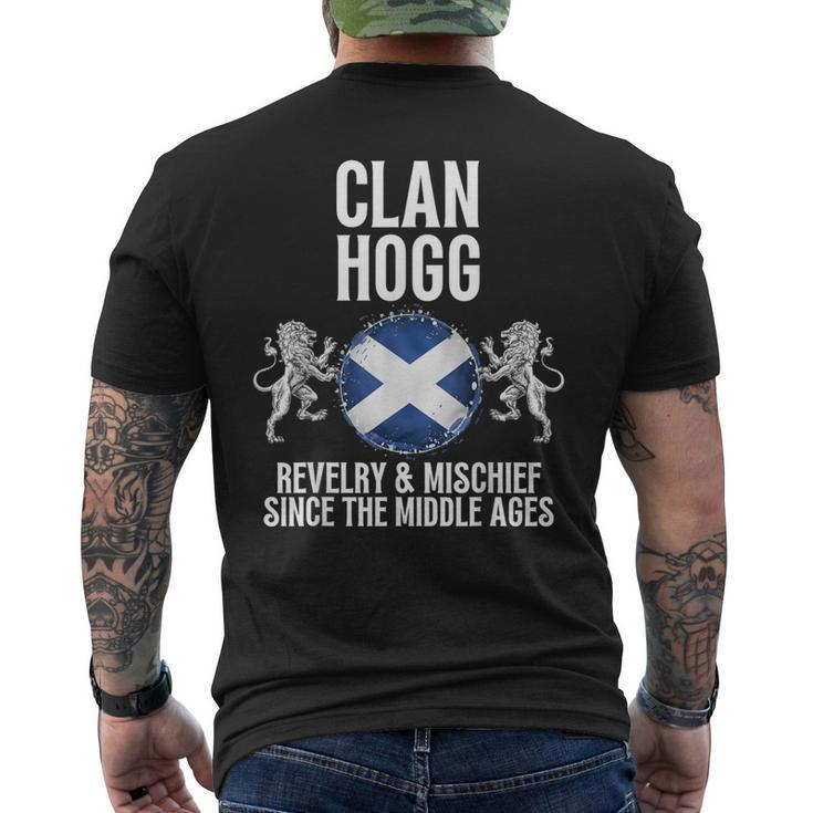 Hogg Clan Scottish Family Name Scotland Heraldry Men's T-shirt Back Print