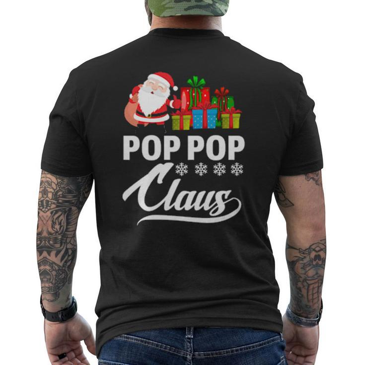 Holiday 365 The Christmas Pop Pop Claus Grandpa Mens Back Print T-shirt