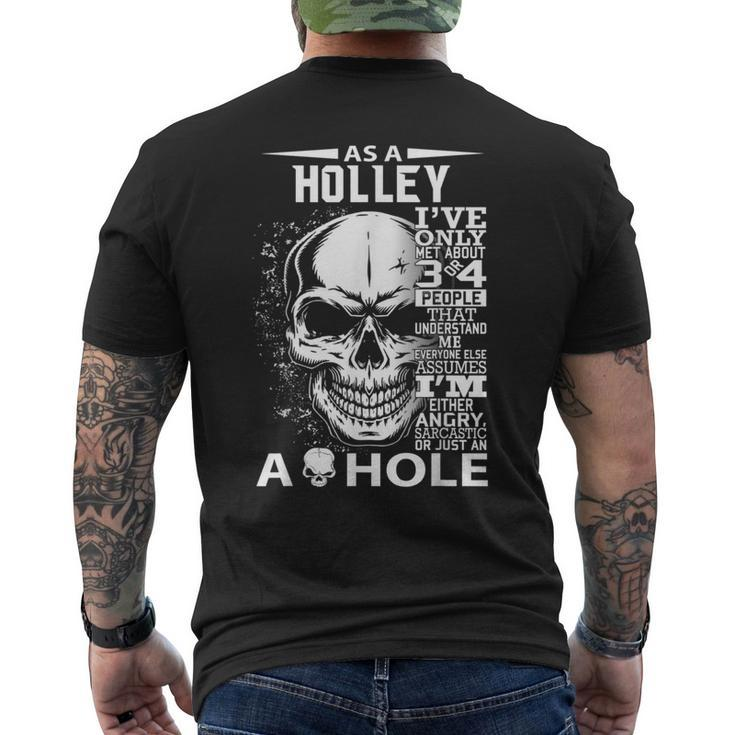 Holley Definition Personalized Custom Name Loving Kind Men's T-shirt Back Print