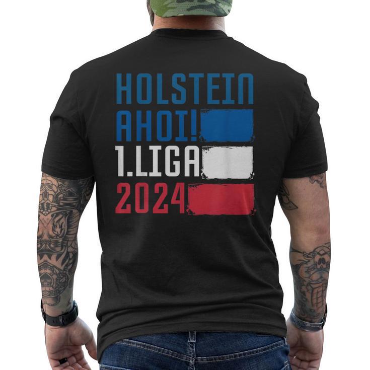 Holstein Ahoi Moin 1Liga 2024 Aufstieg Kiel Fanartikel T-Shirt mit Rückendruck