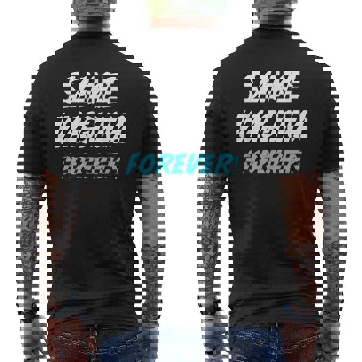 Hombre Sameagina Forever Heirat Compromiso Boda Fiesta Camiseta Hombre Estampado Espalda