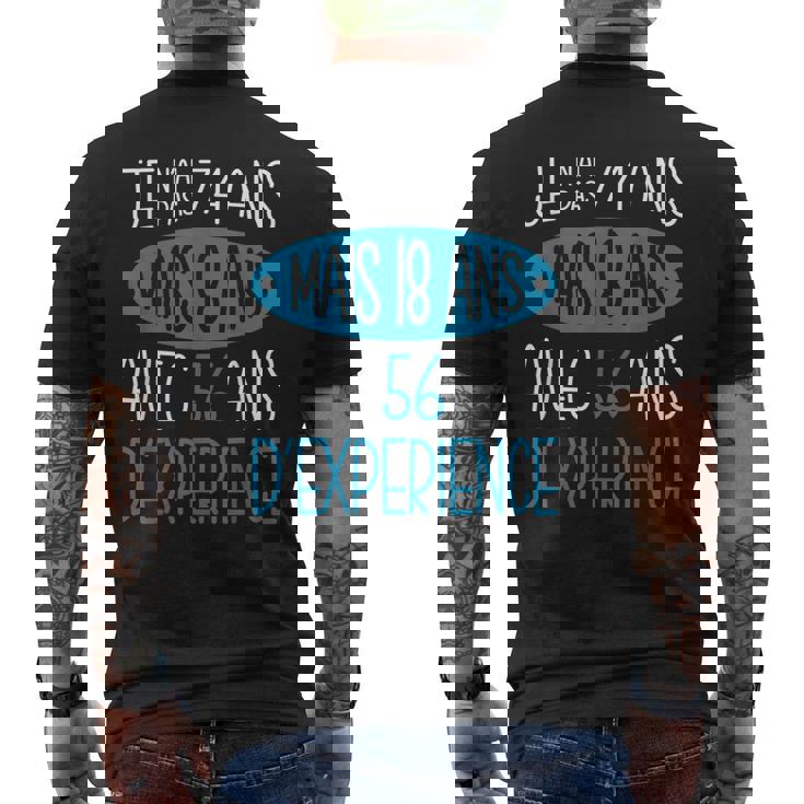 Homme Anniversaire 74 Ans Idée Cadeau Original Drôle T-shirt imprimé au dos