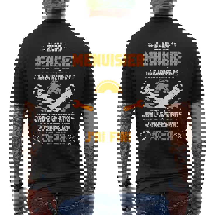 Homme Menuisier Menuiserie Menuisier Bois Cadeau Menuisiers T-shirt imprimé au dos